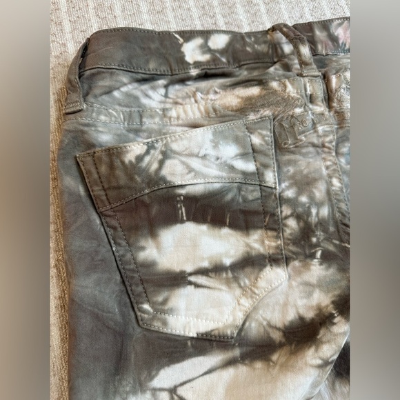 Robin's Jean Vintage Sz 27 Woman’s Embroidered Tie Dye Skinny Stretch - Picture 13 of 13